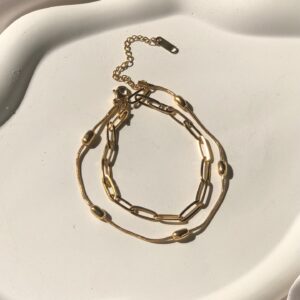 venn stainless steel anklet