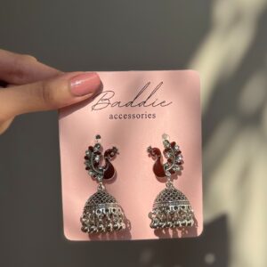 morni jhumki (white)