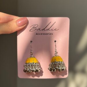 noor jhumki (yellow)