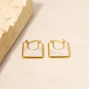 rare white earring